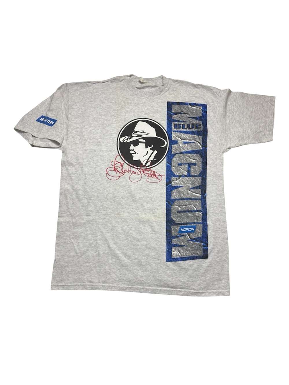Vintage Nascar Richard Relly Blue Magnum 1990s t shirt
